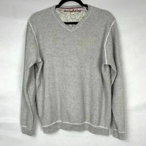 Tommy Bahama 100% Cotton V-Neck Long Sleeve Thermal